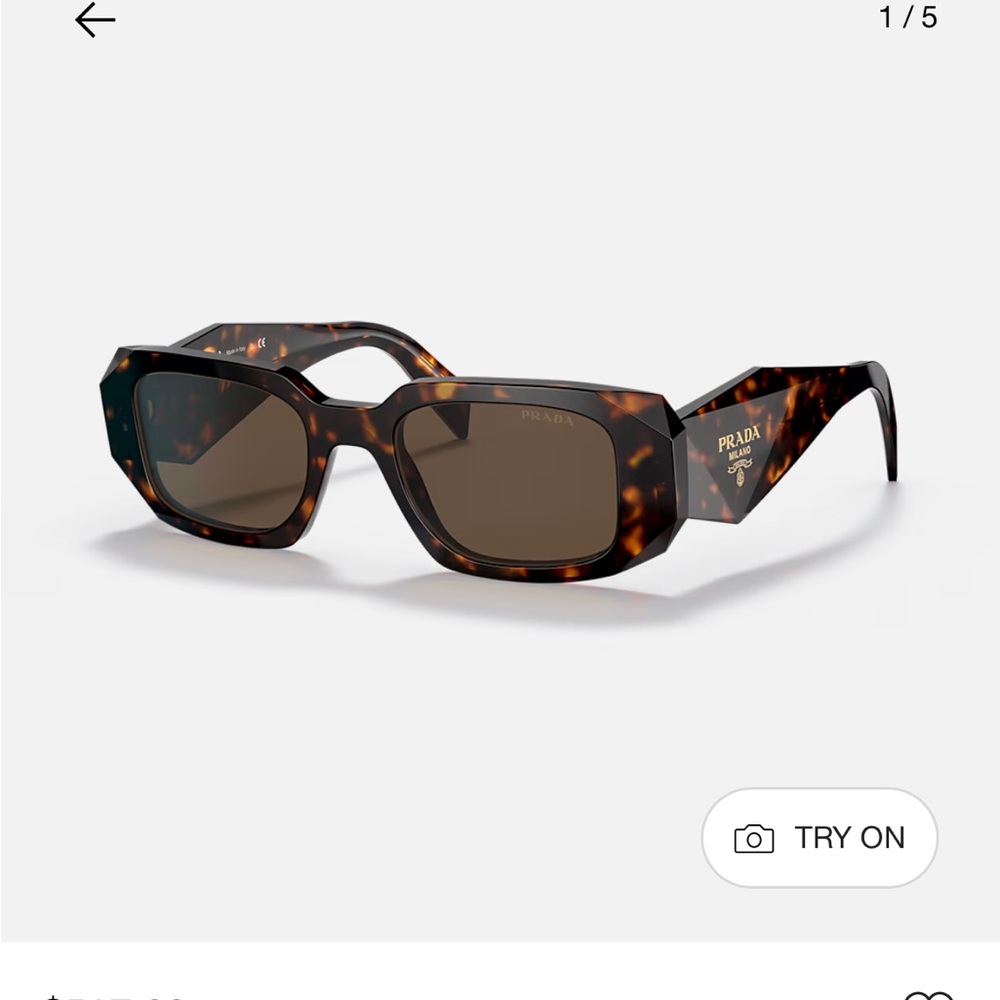 Prada PR 17WS sunglasses w/ box